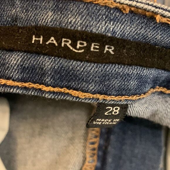 Harper size 28 denim distressed shorts - Picture 5 of 6